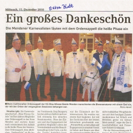 Extrablatt 15.12.2010